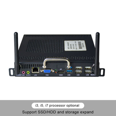 4K interactieve Digitale Signage i3 i5 i7 cpu 34mm van de Touch screenlift Dikte