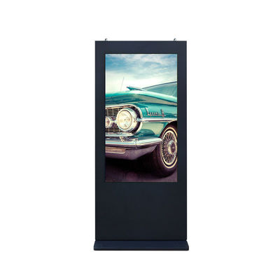 Waterdichte Openlucht Digitale Signage Hoge Helderheid 240V 55 Duim 65 Duim 75 Duim