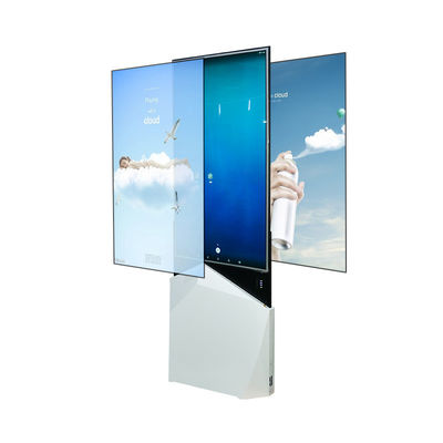 Witte Tweezijdige LCD Alleen Digitale Signage van de het Scherm55inch OLED Tribune