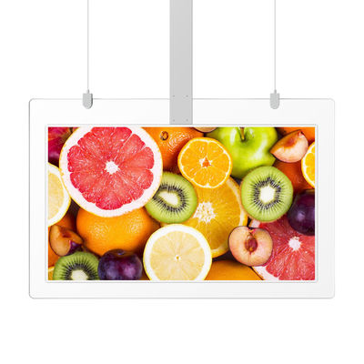 De ultra Slanke van 55inch Transparante Tweezijdige OLED Muur Opgezette Kiosk van de de Reclamevertoning