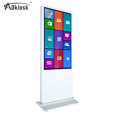Museavloer die Digitale Signage 43Inch 350cd Android LCD Totemvertoning bevinden zich