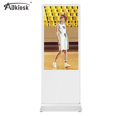 Museavloer die Digitale Signage 43Inch 350cd Android LCD Totemvertoning bevinden zich