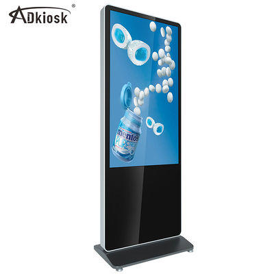 43inch vloer die Digitale Signage OS Android 8ms Reactietijd bevinden zich