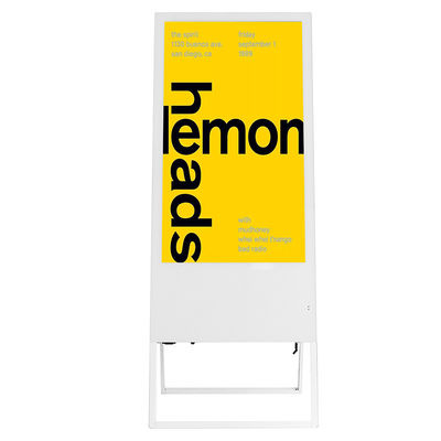 43 duim 49 Duim Flexibele Reclame Digitale Signage 220V Vouwbare LCD