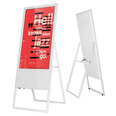 De Advertentiescherm 43inch Android van de metaalfhd het Vrije Bevindende Digitale Vertoning