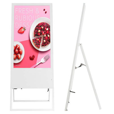 Wandelgalerij220v Vloer die Digitale Signage 1920x1080 Touch screen Reclamevertoning bevinden zich