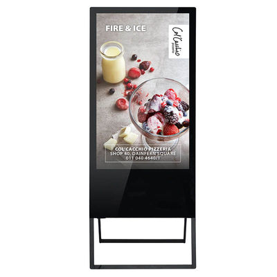 Wandelgalerij220v Vloer die Digitale Signage 1920x1080 Touch screen Reclamevertoning bevinden zich