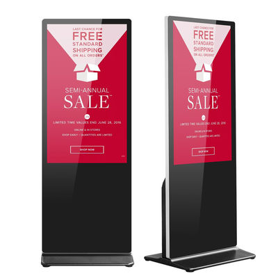 Het netwerk110v HD Scherm Verticale Reclamevertoning 65 duimlcd A20 Hoofdraad