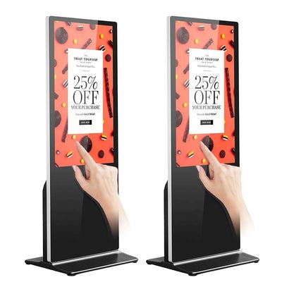 4k van de de Kioskmonitor i3 i5 cpu van het resolutielcd Interactieve Touche screen PC OS 65Inch