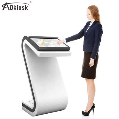 interactieve direct typt de het z-Type van touch screenkiosk high-definition horizontale vloer alle-in-één vertoningsfabriek