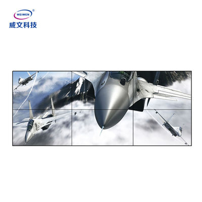 Muur Monteerbare LCD Videomuurvertoning 1920x1080/4k die 3x3 LCD het Scherm verbinden