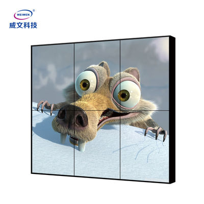 Muur Monteerbare LCD Videomuurvertoning 1920x1080/4k die 3x3 LCD het Scherm verbinden