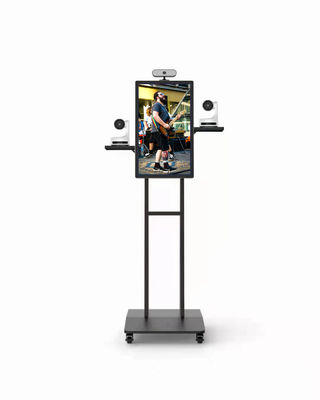Aanraking 43in van IRL Vloer die Digitale Signage AC110V met Live Camera-machine bevindt zich