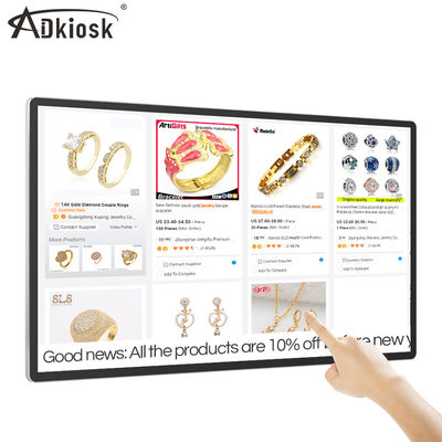 32-55 de Kioskmuur van het duim zette de Interactieve Touche screen Infrarood 3mm Glas op
