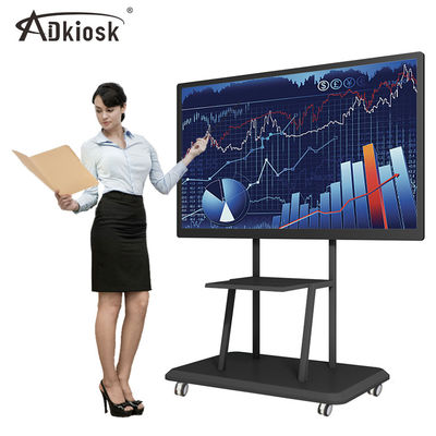 van het Touche screen Interactieve Whiteboard 4K van 178W USB2.0 Resolutie 55in 65in OPS