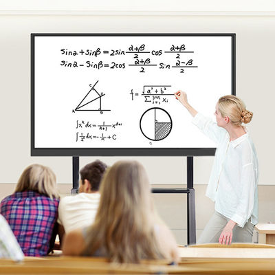 75-85inch slim dual-system bord alle spelertouche screen Interactieve Whiteboard