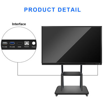 Het Onderwijs Interactieve Whiteboard LCD 55inch Elektronische Digitale Whiteboard van de vloertribune