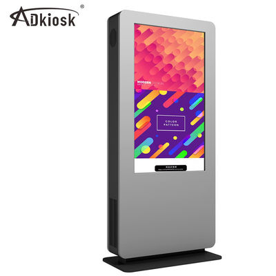 Openluchtlcd de Reclamevertoning van LVDS 3500cd/m2 55 Duim Vrije Bevindende Kiosk