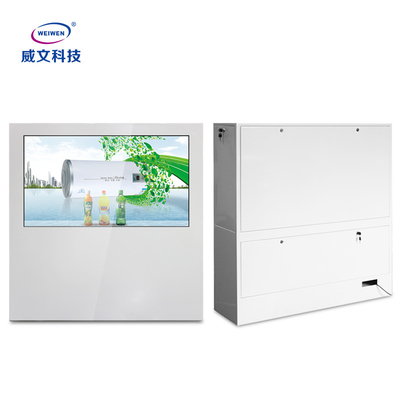 Digitale Signage AC100V 6ms FHD van het glas Transparante Touche screen