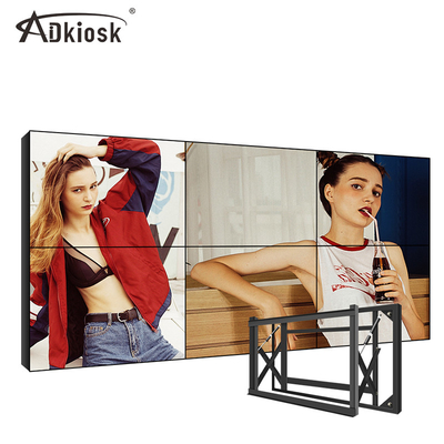 100V LG 55 Duimlcd de Videoresolutie van de Muurvertoning 2K 4K FHD met 1.8mm Vatting