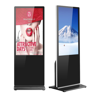 Het binnennetwerk van Hd van 65 Duim Digitale Signage Reclametarieven Volledige