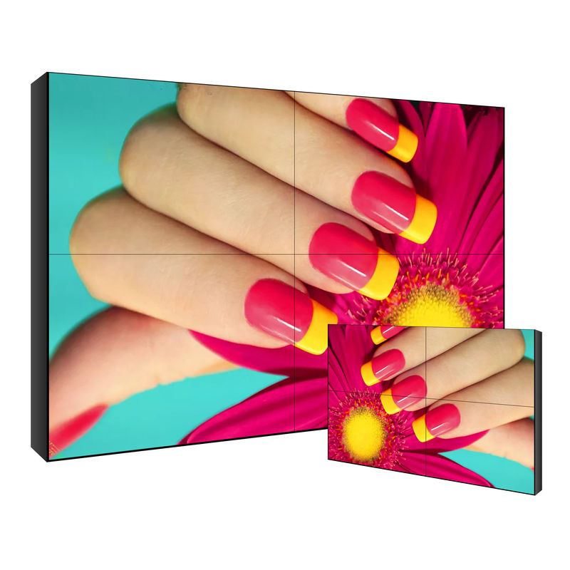 Binnen 1.8mm ultra Smalle LCD van de Vattings Videomuur Monitor 2x3 Volledige HD 65inch