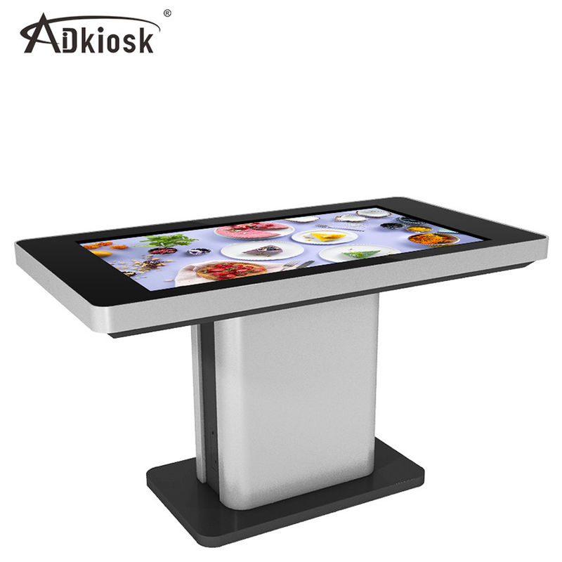 65Inch LCD de Slimme Multipunten van de Touch screenkoffietafel 240V 16.7m Kleur
