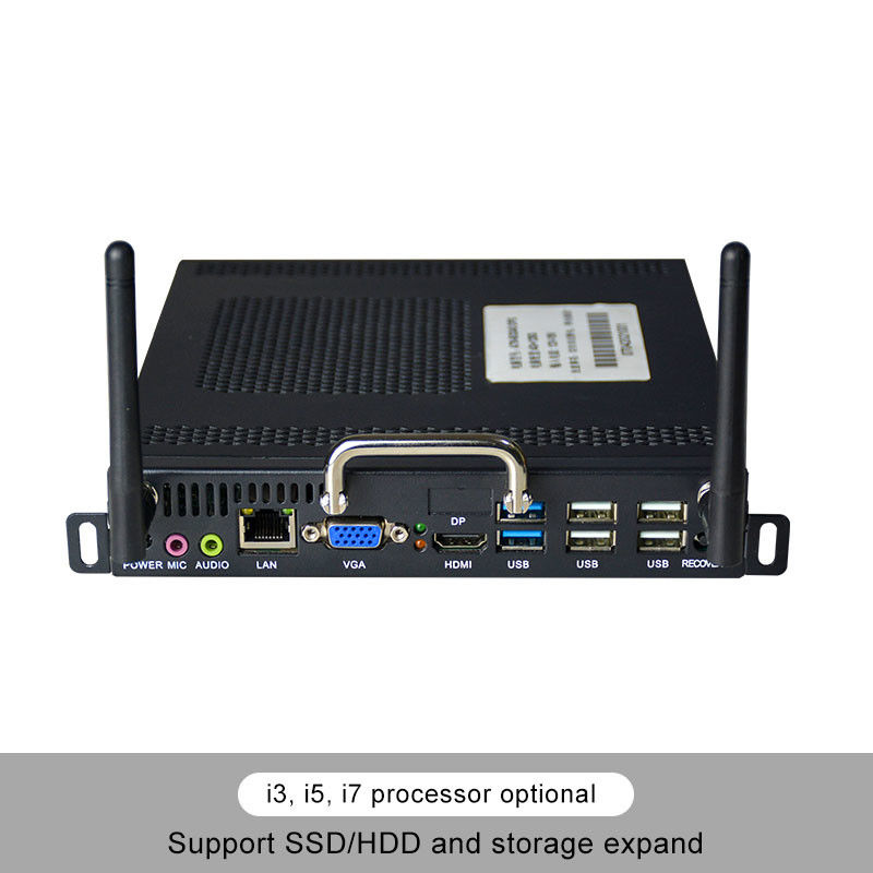 4K interactieve Digitale Signage i3 i5 i7 cpu 34mm van de Touch screenlift Dikte