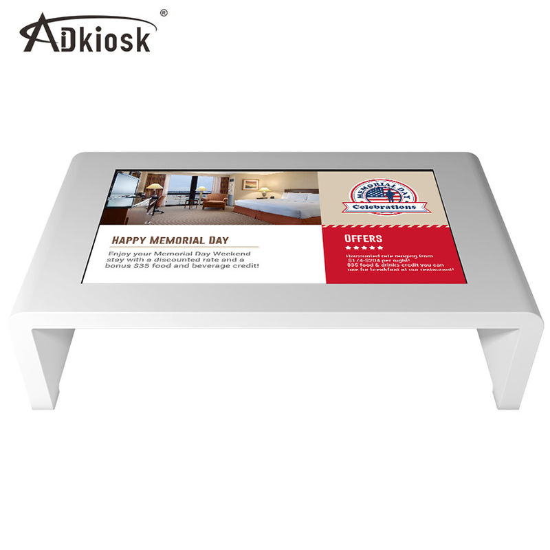 Het witte Slimme Interactieve Infrarode TFT Type van Touch screenlijst 60HZ 55inch
