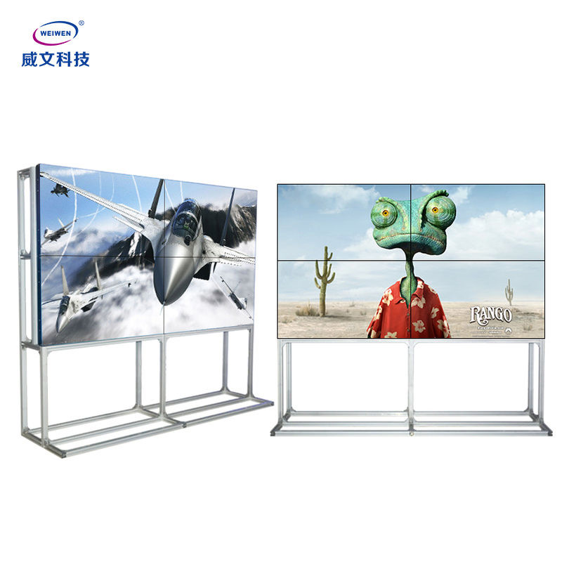 Vloer die zich LCD bevinden die het Scherm verbinden 55 duim die Digitale Signage 3.5mm adverteren Gap